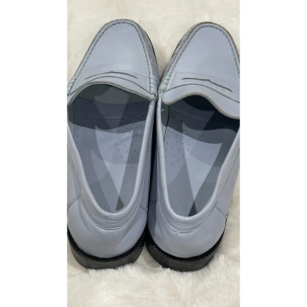 Maryam Nassir Zadeh Alan Loafers Light Blue Leather EU 44 US 10 Men’s